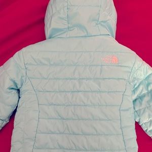 The north face girls double side jacket